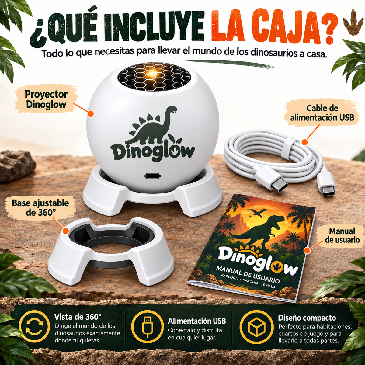 Proyector de Dinosaurio Dinoglow™